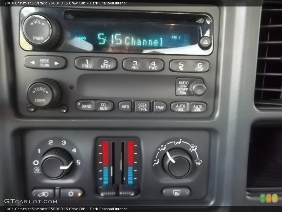 Dark Charcoal Interior Audio System for the 2004 Chevrolet Silverado 2500HD LS Crew Cab #53870032