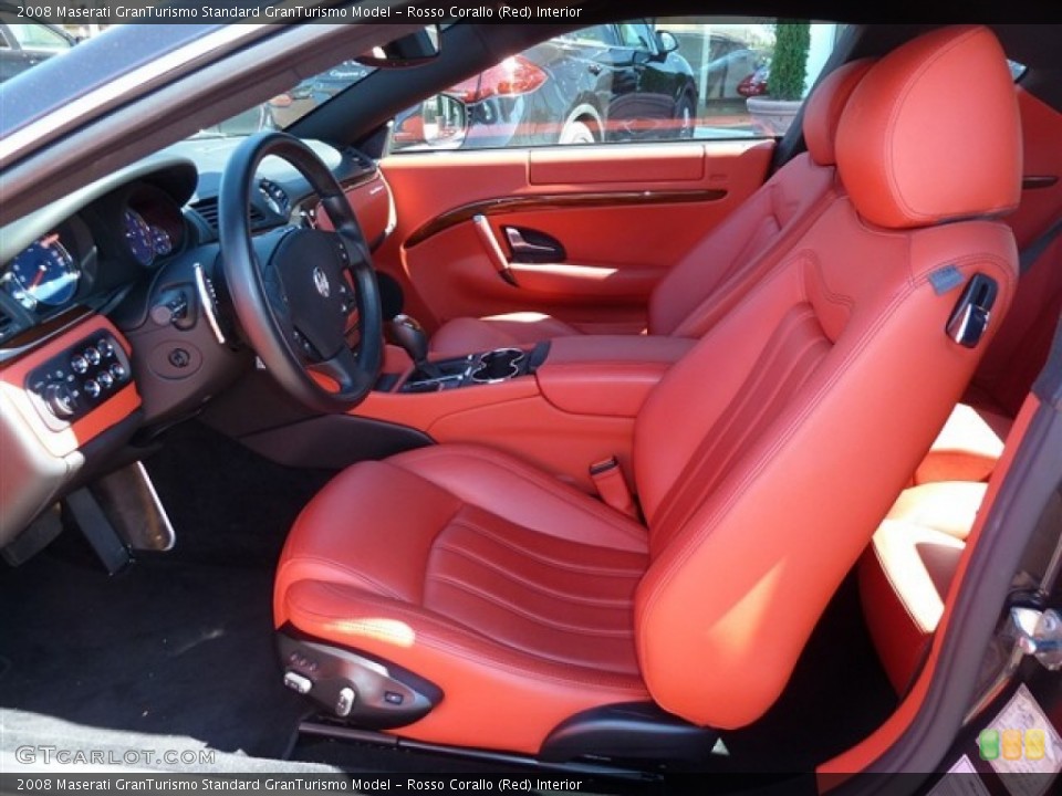 Rosso Corallo (Red) Interior Photo for the 2008 Maserati GranTurismo  #53871414