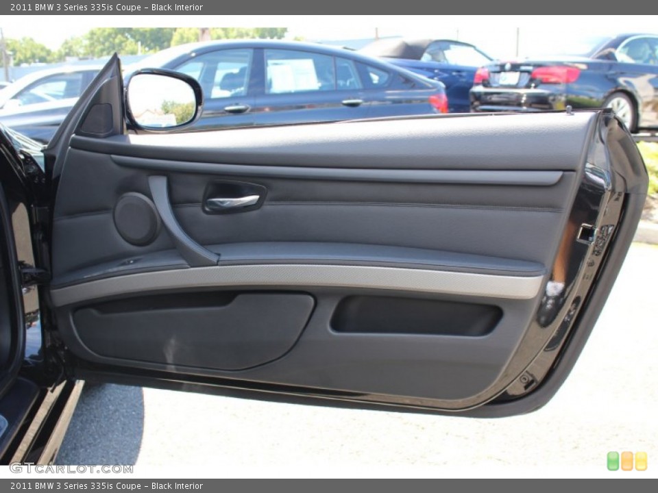 Black Interior Door Panel for the 2011 BMW 3 Series 335is Coupe #53871454