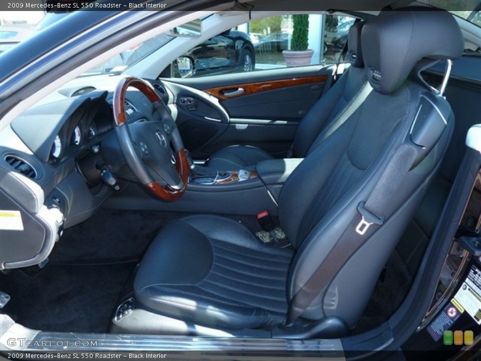 Black Interior Photo for the 2009 Mercedes-Benz SL 550 Roadster #53871631