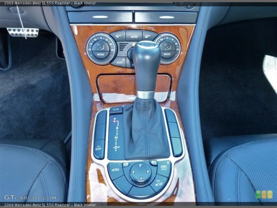 Black Interior Transmission for the 2009 Mercedes-Benz SL 550 Roadster #53871688