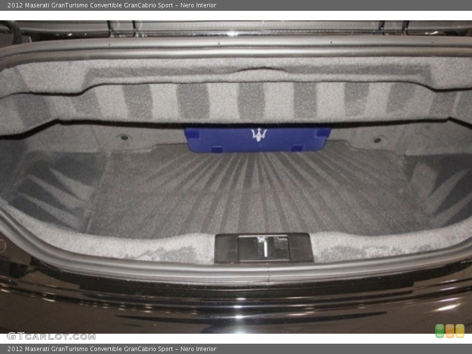 Nero Interior Trunk for the 2012 Maserati GranTurismo Convertible GranCabrio Sport #53872009