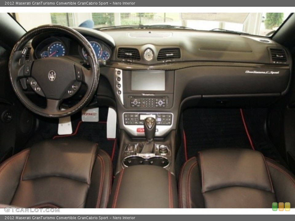 Nero Interior Dashboard for the 2012 Maserati GranTurismo Convertible GranCabrio Sport #53872063