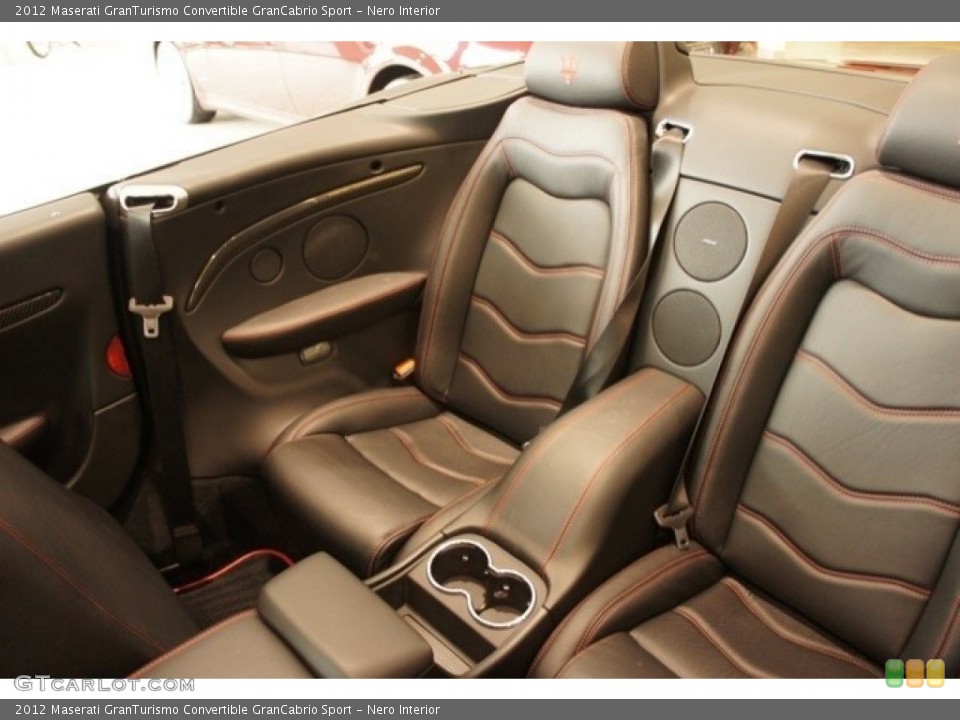 Nero Interior Photo for the 2012 Maserati GranTurismo Convertible GranCabrio Sport #53872129