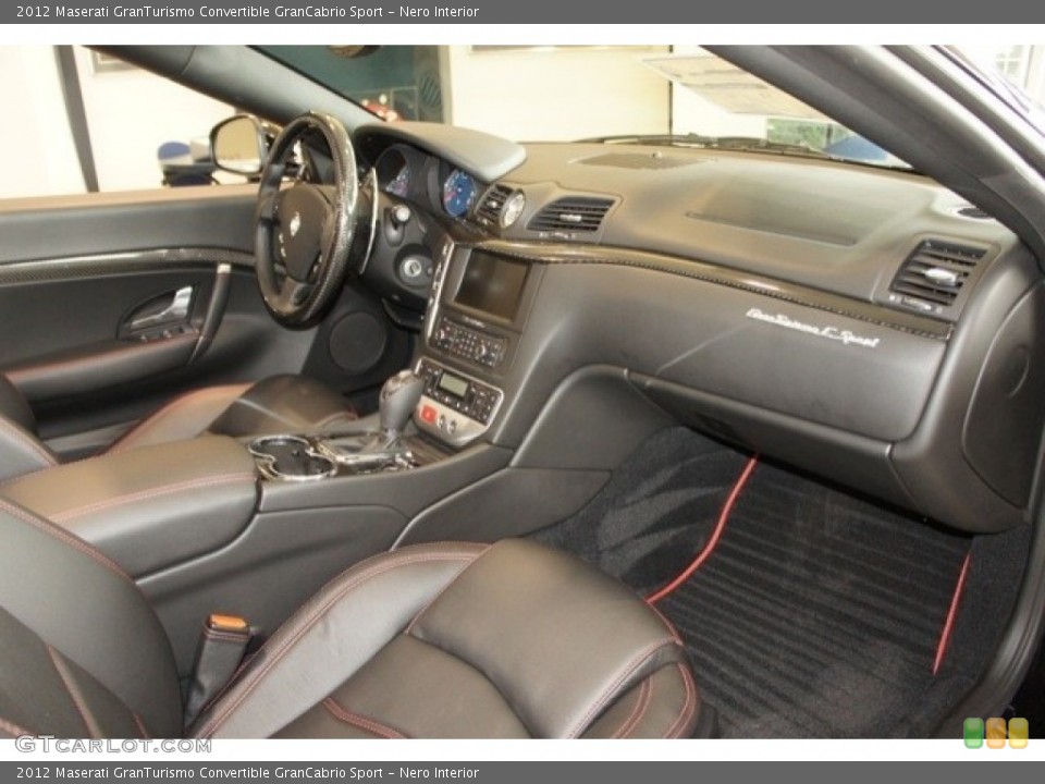 Nero Interior Dashboard for the 2012 Maserati GranTurismo Convertible GranCabrio Sport #53872147