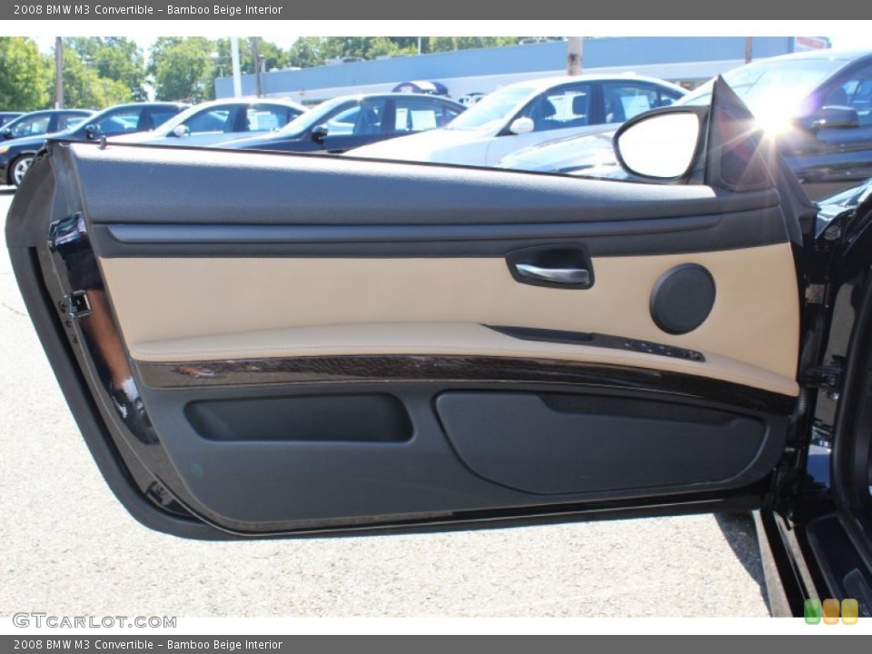 Bamboo Beige Interior Door Panel for the 2008 BMW M3 Convertible #53872276