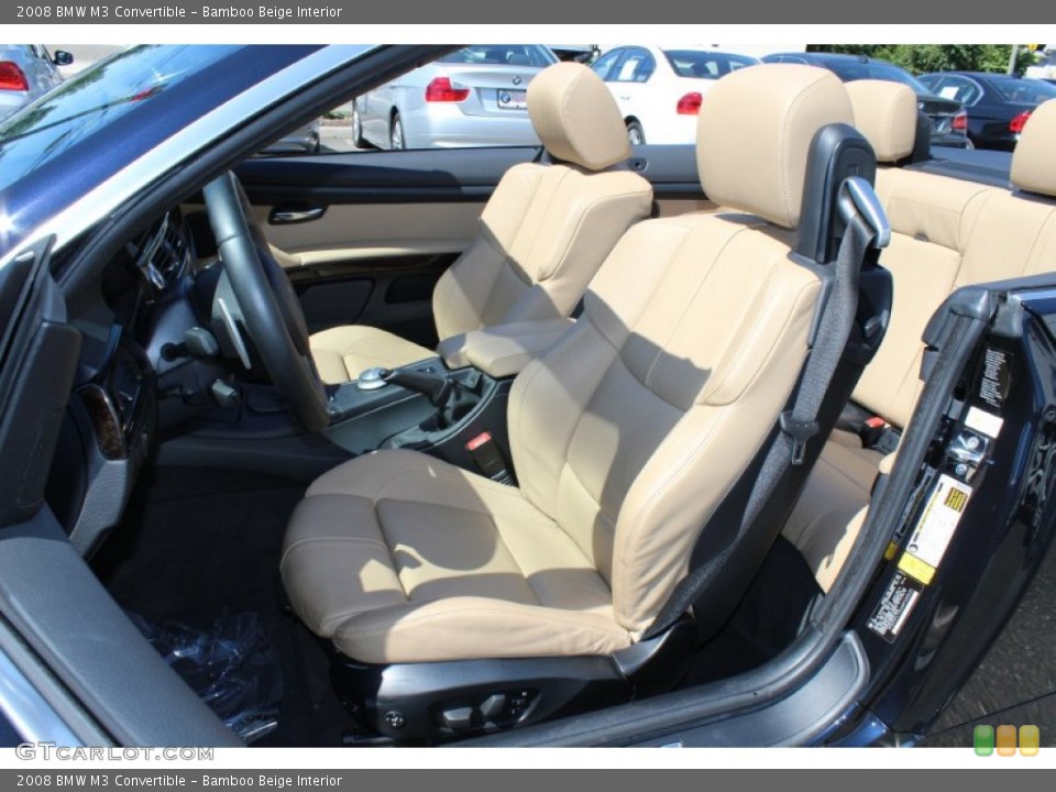 Bamboo Beige Interior Photo for the 2008 BMW M3 Convertible #53872303