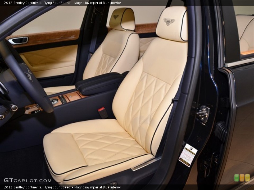 Magnolia/Imperial Blue Interior Photo for the 2012 Bentley Continental Flying Spur Speed #53872540