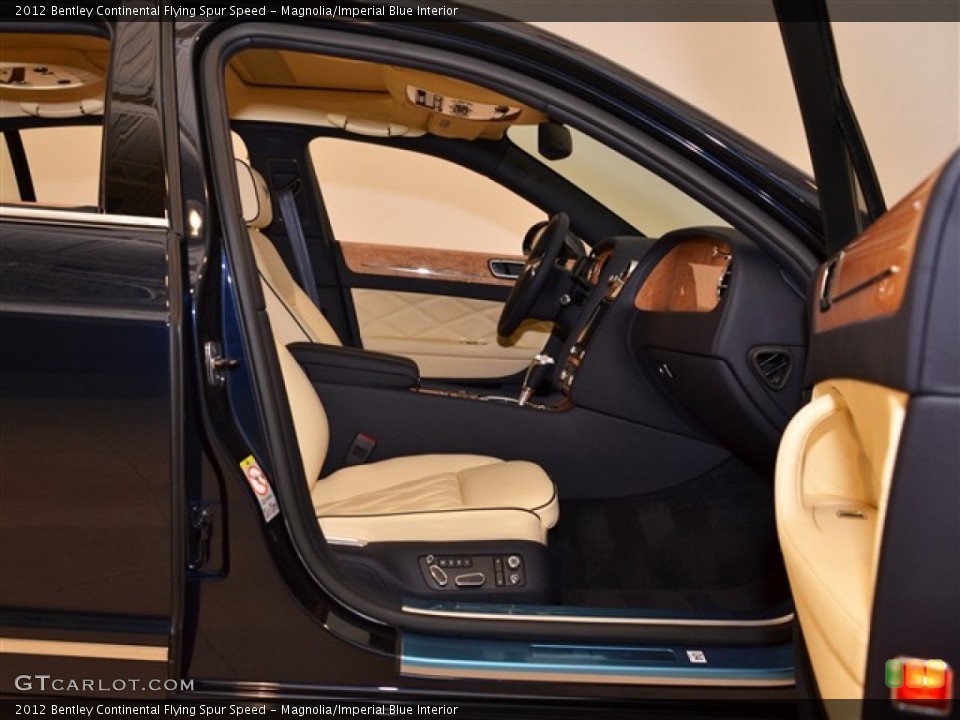 Magnolia/Imperial Blue Interior Photo for the 2012 Bentley Continental Flying Spur Speed #53872555