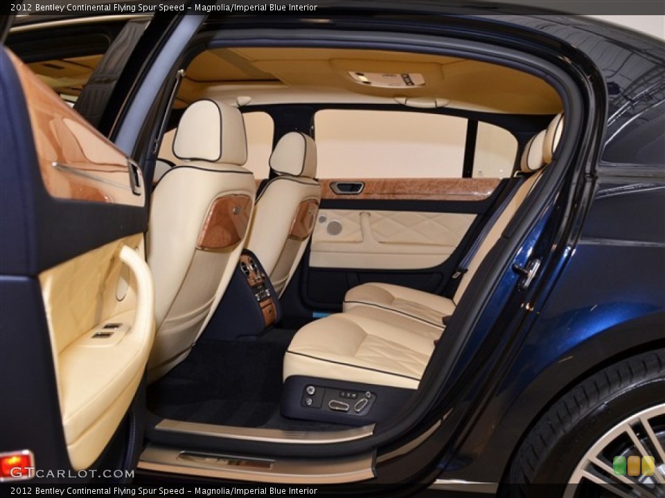 Magnolia/Imperial Blue Interior Photo for the 2012 Bentley Continental Flying Spur Speed #53872567
