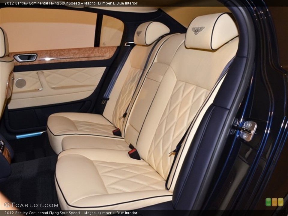 Magnolia/Imperial Blue Interior Photo for the 2012 Bentley Continental Flying Spur Speed #53872579