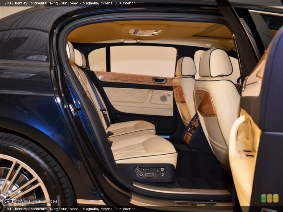 Magnolia/Imperial Blue Interior Photo for the 2012 Bentley Continental Flying Spur Speed #53872588