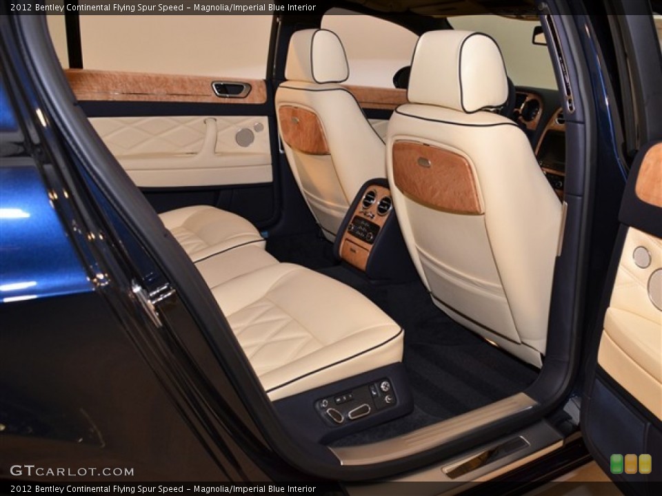 Magnolia/Imperial Blue Interior Photo for the 2012 Bentley Continental Flying Spur Speed #53872597
