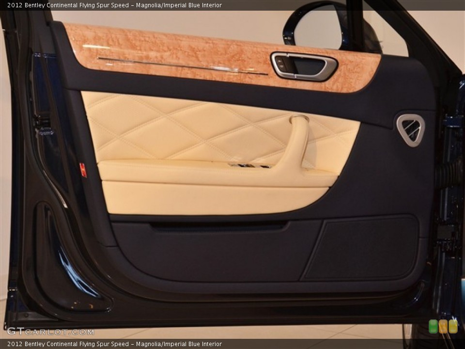 Magnolia/Imperial Blue Interior Door Panel for the 2012 Bentley Continental Flying Spur Speed #53872618