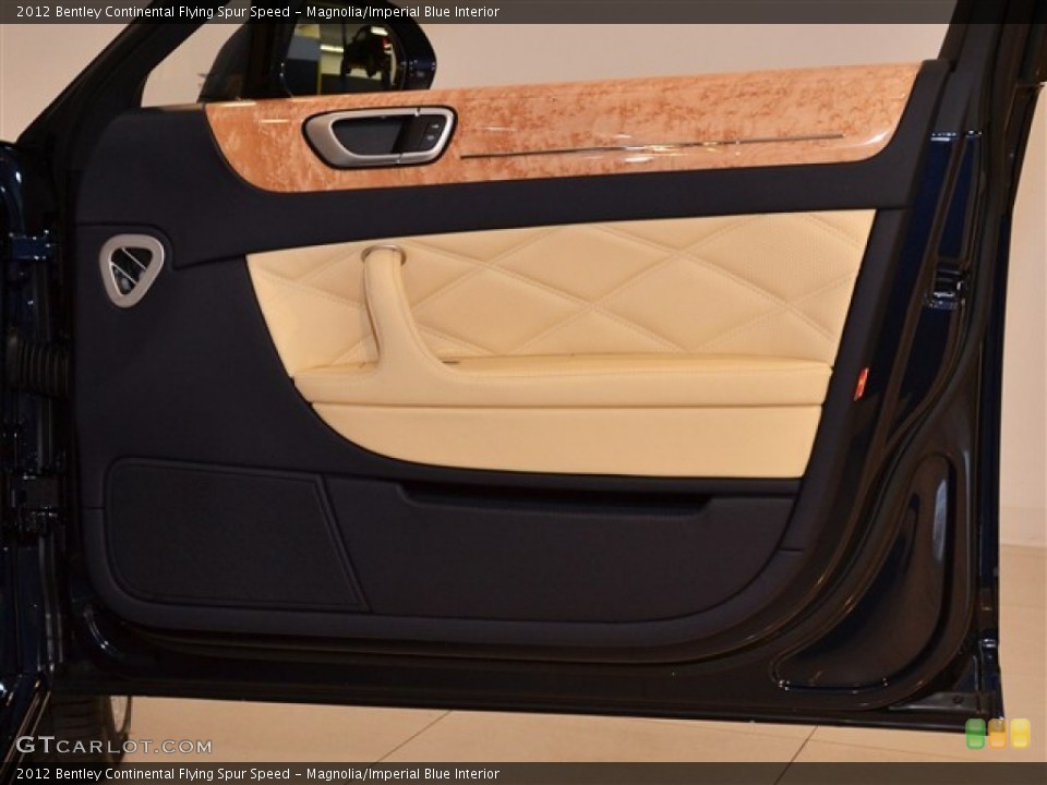 Magnolia/Imperial Blue Interior Door Panel for the 2012 Bentley Continental Flying Spur Speed #53872630