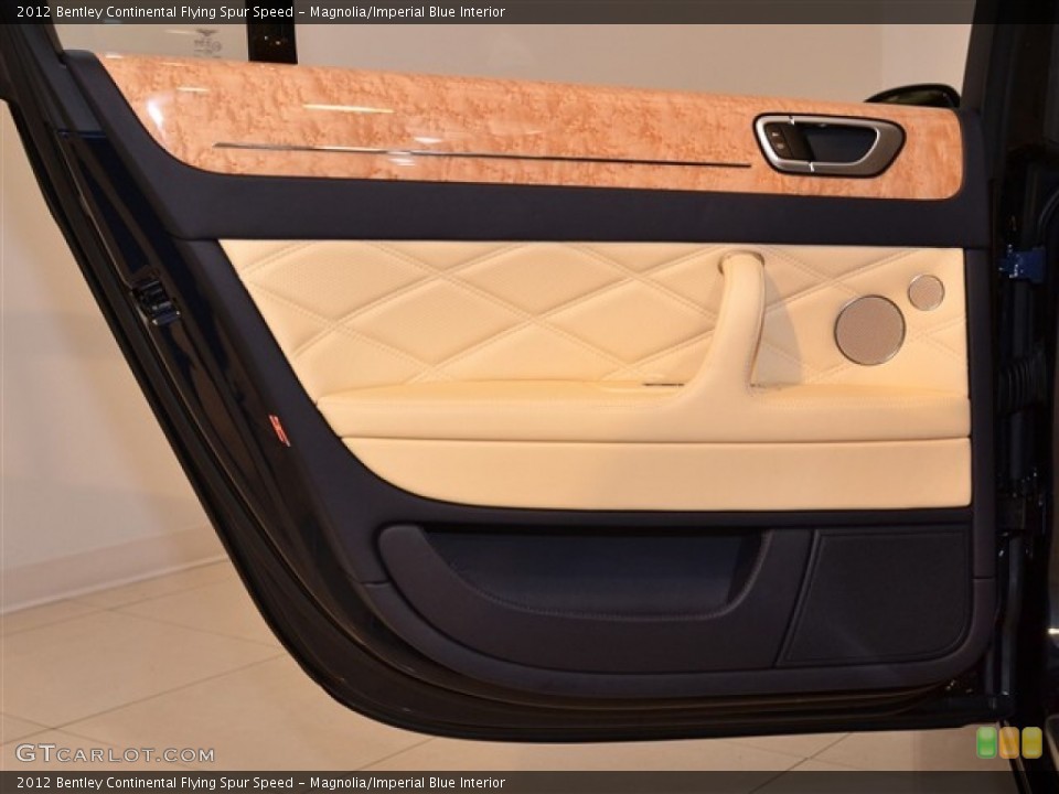 Magnolia/Imperial Blue Interior Door Panel for the 2012 Bentley Continental Flying Spur Speed #53872639