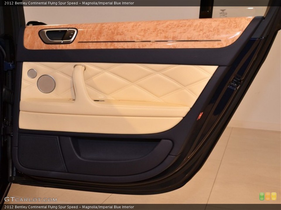 Magnolia/Imperial Blue Interior Door Panel for the 2012 Bentley Continental Flying Spur Speed #53872648