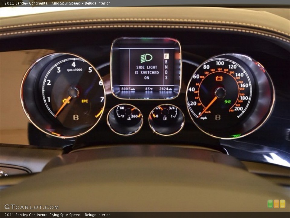 Beluga Interior Gauges for the 2011 Bentley Continental Flying Spur Speed #53872763