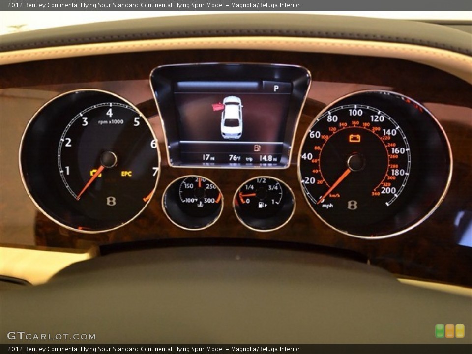 Magnolia/Beluga Interior Gauges for the 2012 Bentley Continental Flying Spur  #53872999