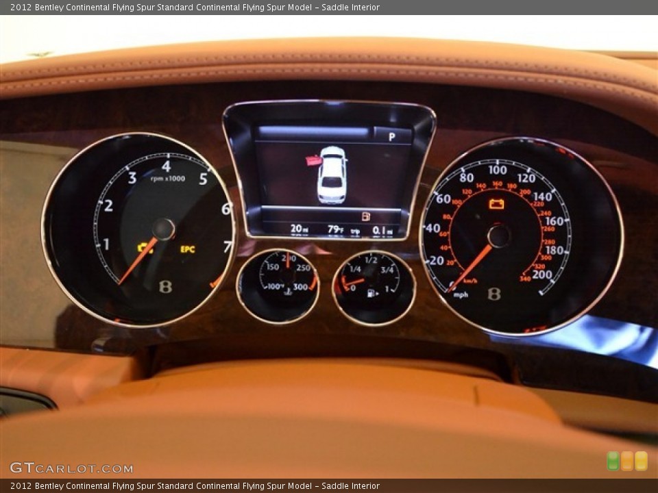 Saddle Interior Gauges for the 2012 Bentley Continental Flying Spur  #53873245