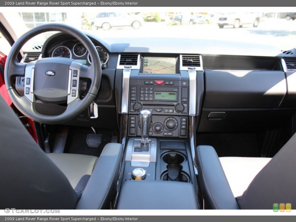 Ebony/Ebony Interior Dashboard for the 2009 Land Rover Range Rover Sport Supercharged #53873528