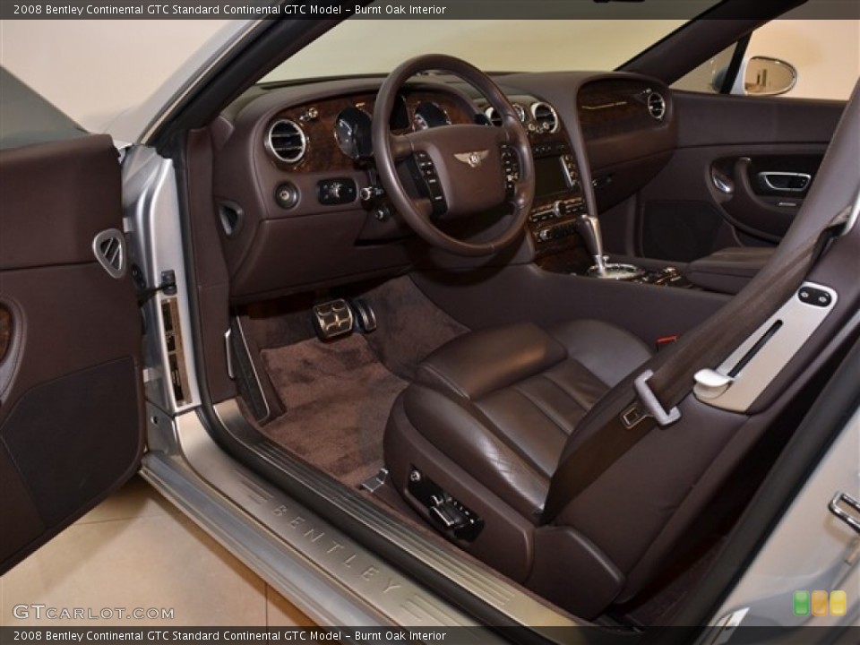 Burnt Oak Interior Photo for the 2008 Bentley Continental GTC  #53874059