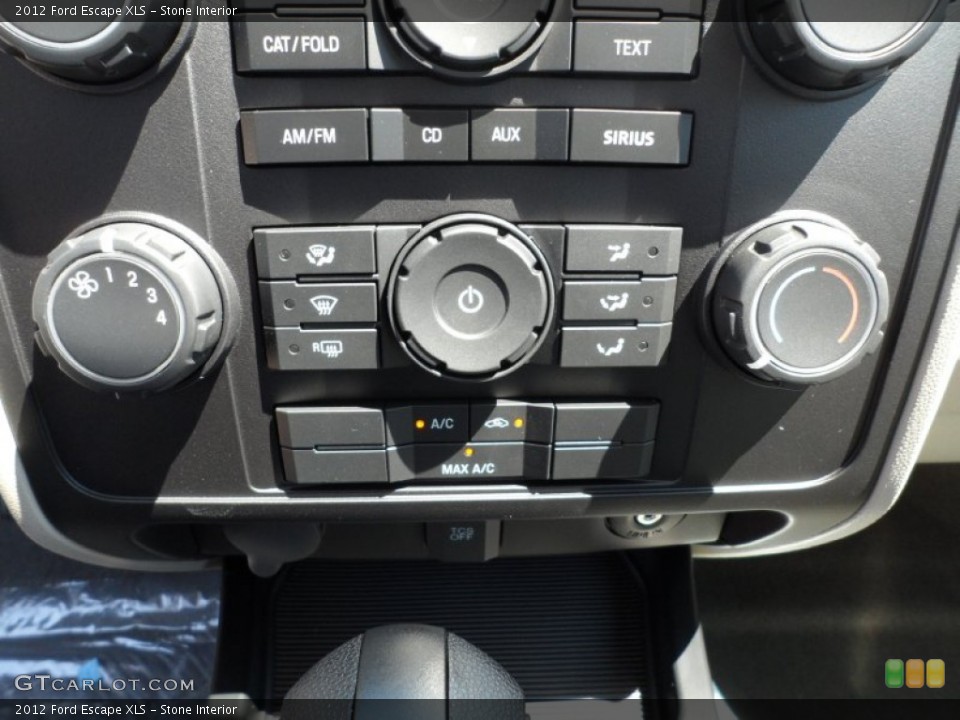 Stone Interior Controls for the 2012 Ford Escape XLS #53874089