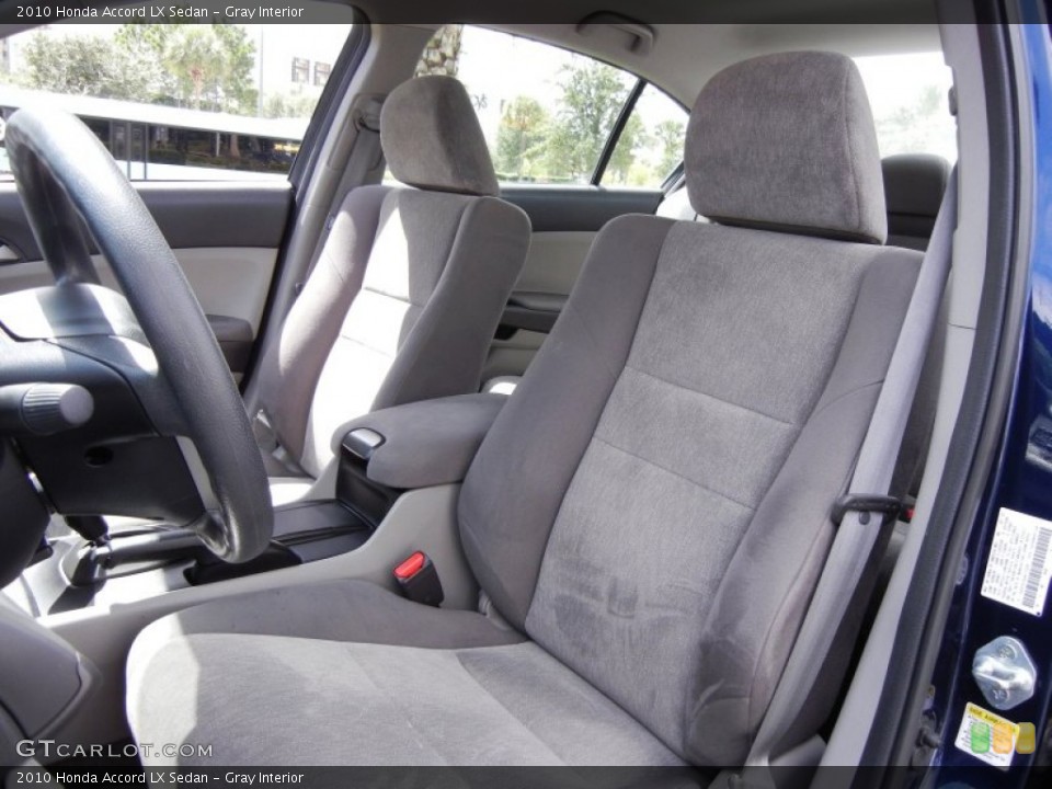 Gray Interior Photo for the 2010 Honda Accord LX Sedan #53877215