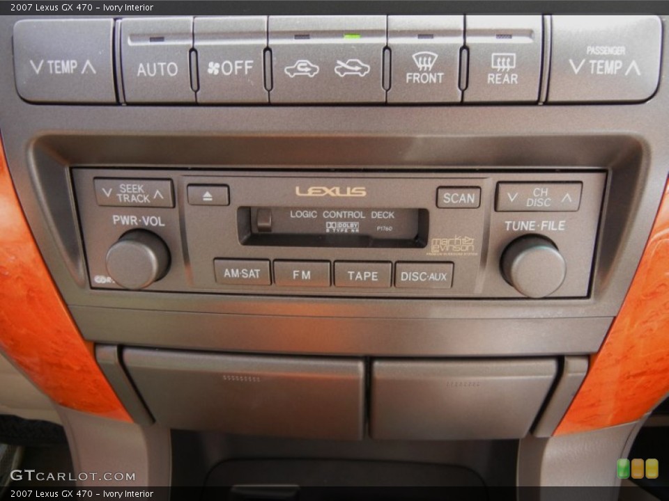 Ivory Interior Controls for the 2007 Lexus GX 470 #53877569