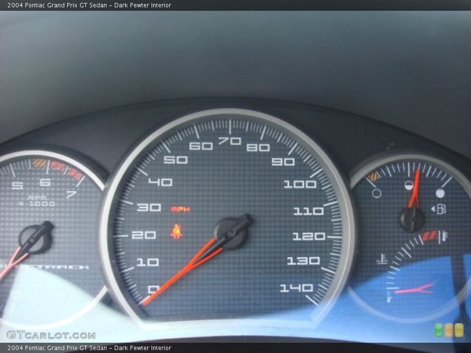 Dark Pewter Interior Gauges for the 2004 Pontiac Grand Prix GT Sedan #53878115