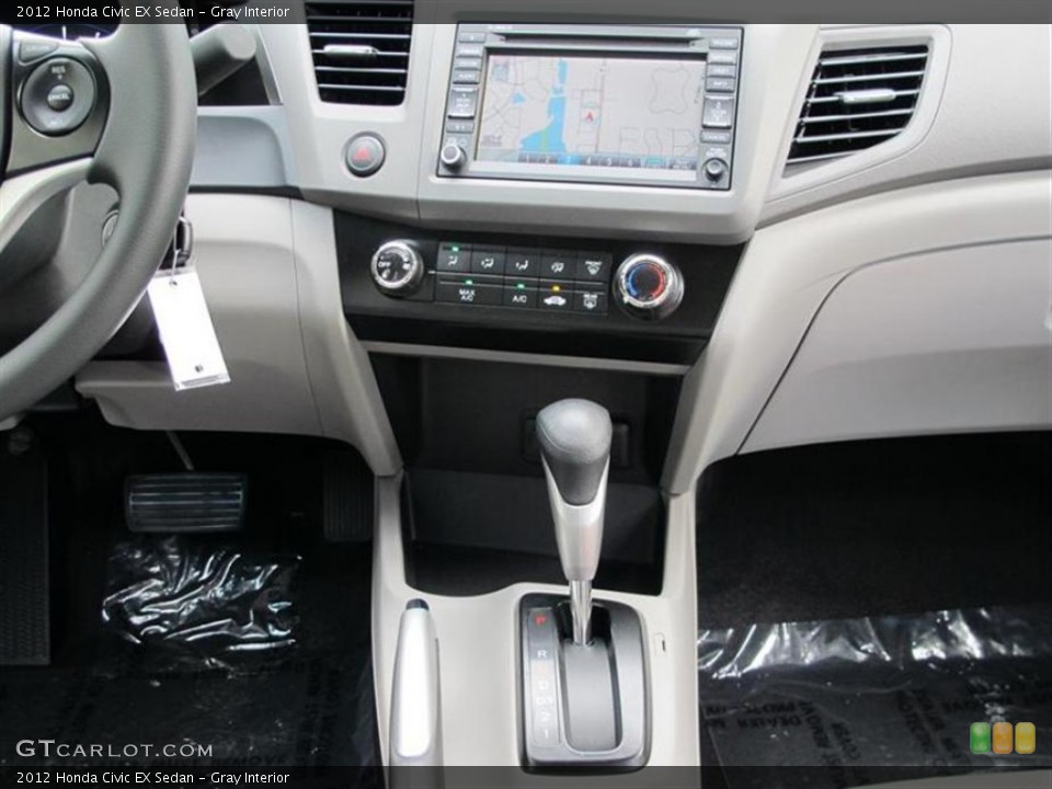 Gray Interior Controls for the 2012 Honda Civic EX Sedan #53881538