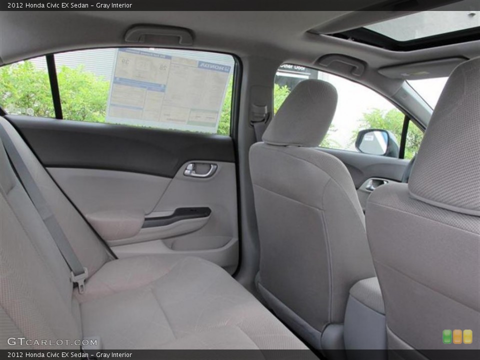 Gray Interior Photo for the 2012 Honda Civic EX Sedan #53881557