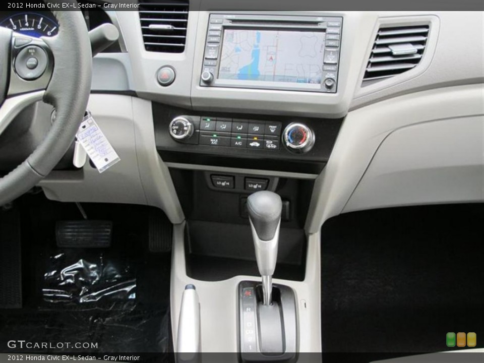 Gray Interior Controls for the 2012 Honda Civic EX-L Sedan #53881628