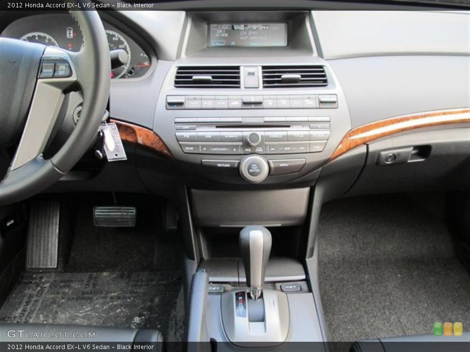 Black Interior Dashboard for the 2012 Honda Accord EX-L V6 Sedan #53881904