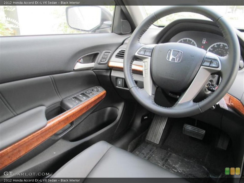 Black Interior Photo for the 2012 Honda Accord EX-L V6 Sedan #53882075