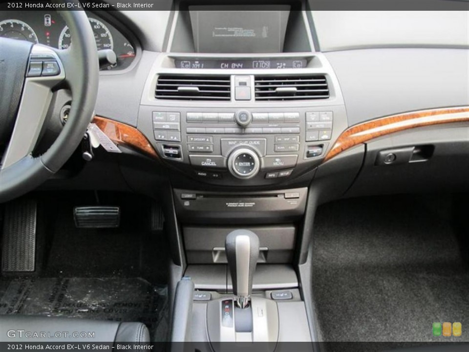 Black Interior Controls for the 2012 Honda Accord EX-L V6 Sedan #53882081