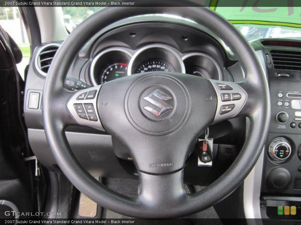 Black Interior Steering Wheel for the 2007 Suzuki Grand Vitara  #53883985