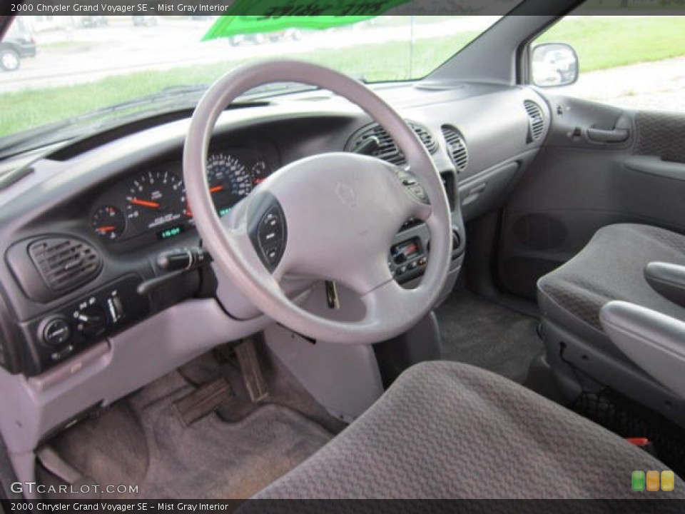 Mist Gray Interior Dashboard for the 2000 Chrysler Grand Voyager SE #53884121