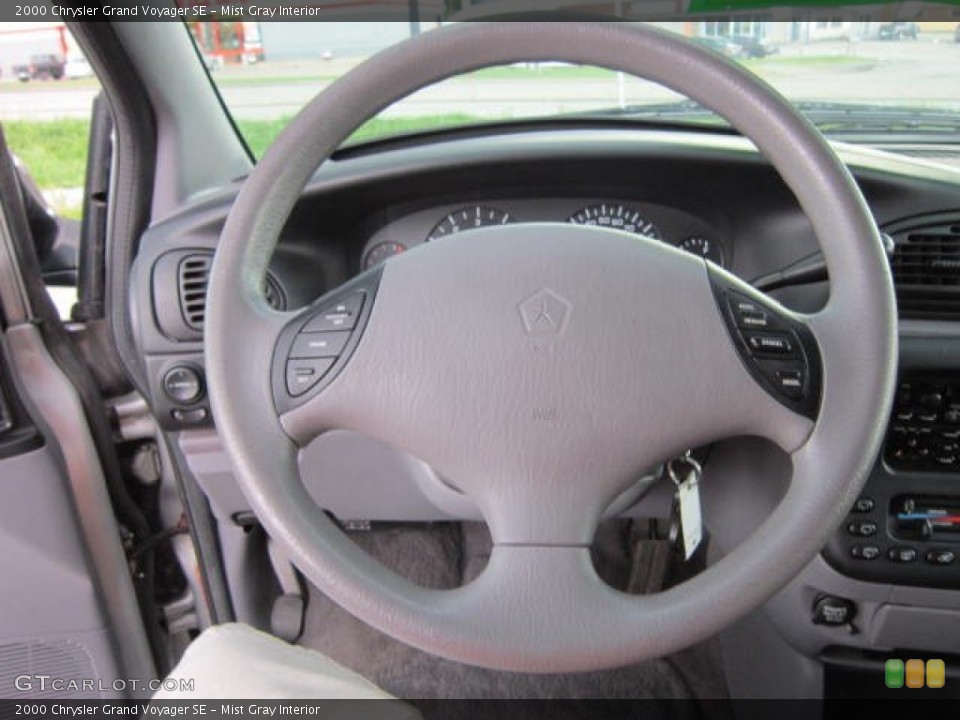 Mist Gray Interior Steering Wheel for the 2000 Chrysler Grand Voyager SE #53884208