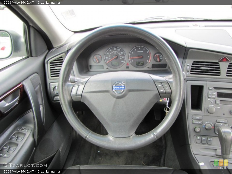Graphite Interior Steering Wheel for the 2003 Volvo S60 2.4T #53886968