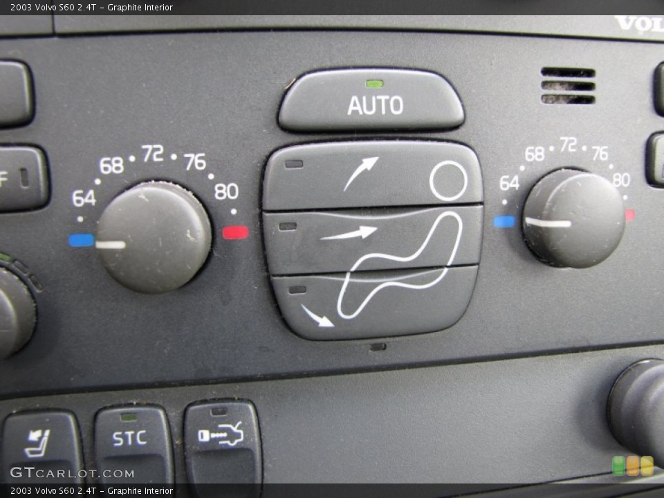 Graphite Interior Controls for the 2003 Volvo S60 2.4T #53887010