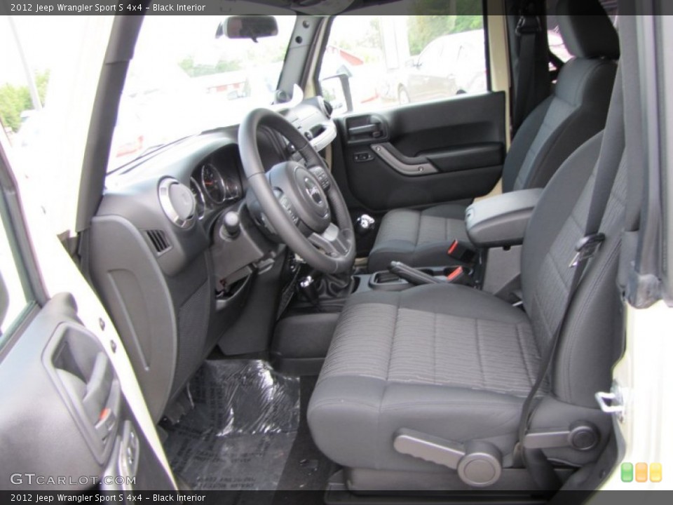 Black Interior Photo for the 2012 Jeep Wrangler Sport S 4x4 #53887106