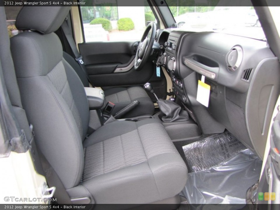 Black Interior Photo for the 2012 Jeep Wrangler Sport S 4x4 #53887133