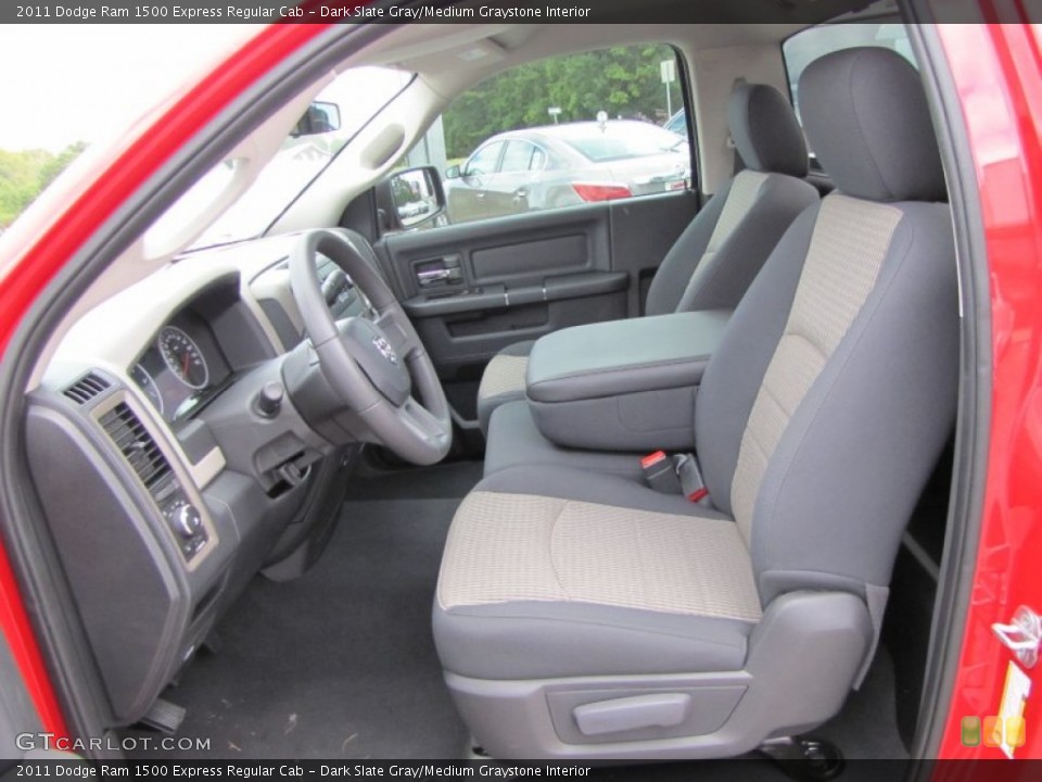 Dark Slate Gray/Medium Graystone Interior Photo for the 2011 Dodge Ram 1500 Express Regular Cab #53887274