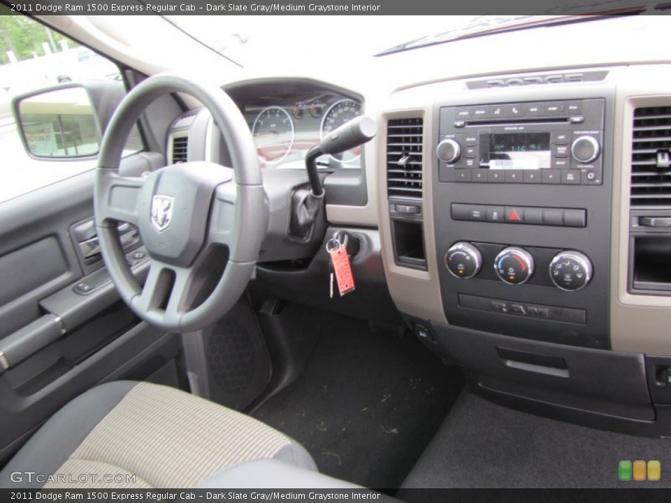 Dark Slate Gray/Medium Graystone Interior Photo for the 2011 Dodge Ram 1500 Express Regular Cab #53887307
