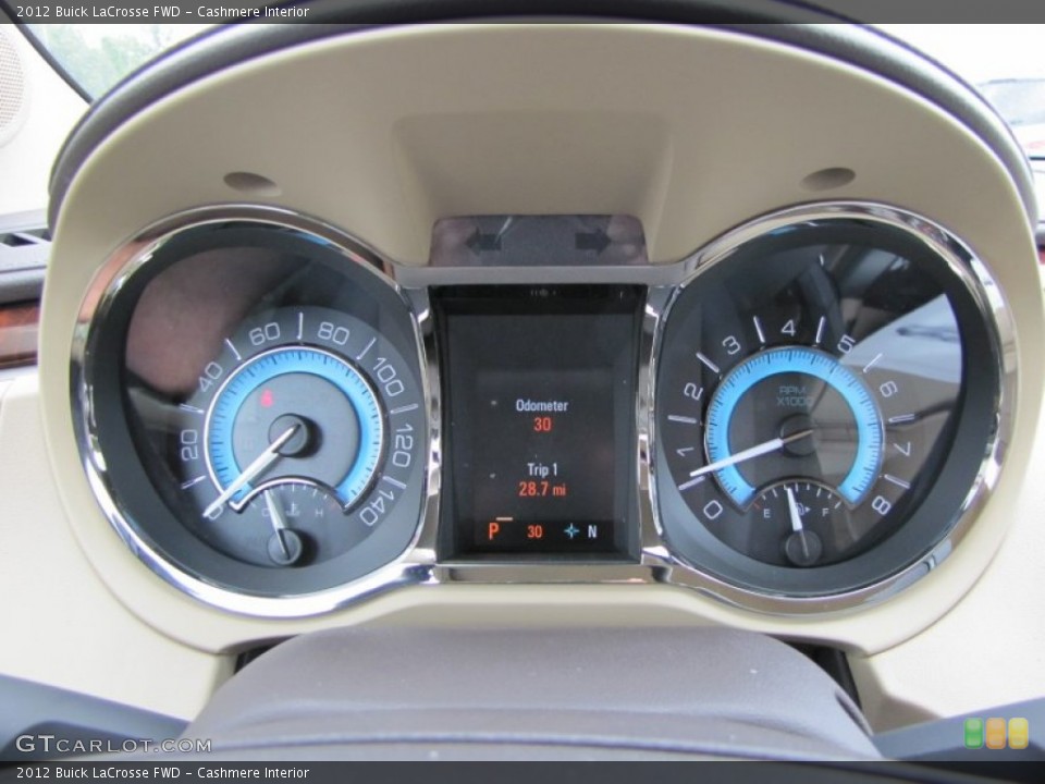 Cashmere Interior Gauges for the 2012 Buick LaCrosse FWD #53887478
