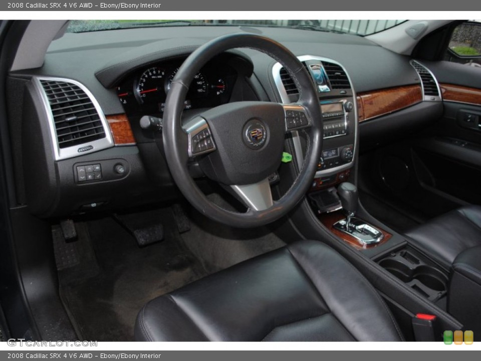 Ebony/Ebony Interior Photo for the 2008 Cadillac SRX 4 V6 AWD #53887568