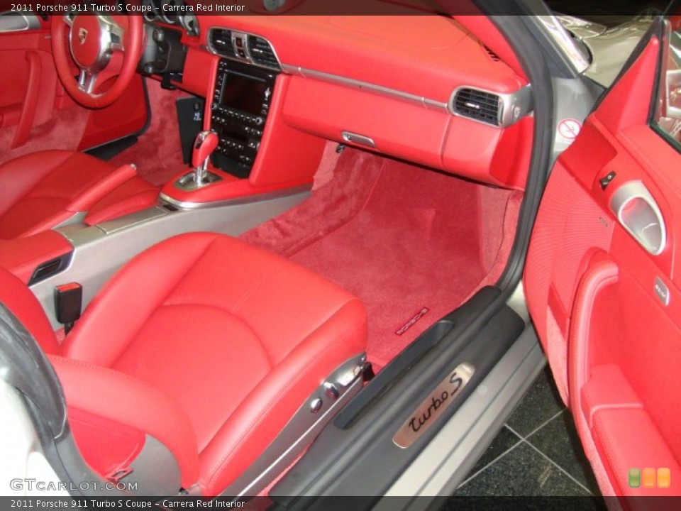 Carrera Red Interior Photo for the 2011 Porsche 911 Turbo S Coupe #53887679