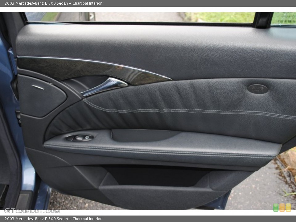 Charcoal Interior Door Panel for the 2003 Mercedes-Benz E 500 Sedan #53888543