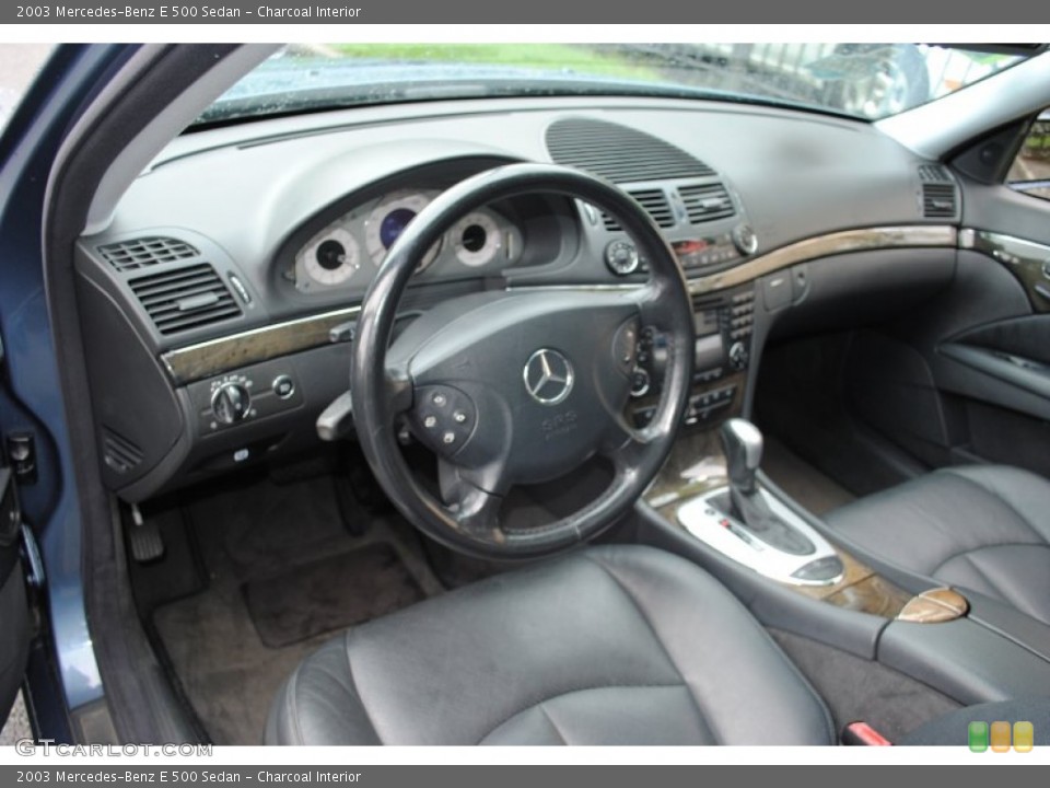 Charcoal 2003 Mercedes-Benz E Interiors